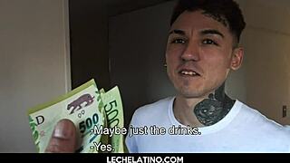 Hunky Latin Males Pound Bareback in Raw Gay Sex for Cash