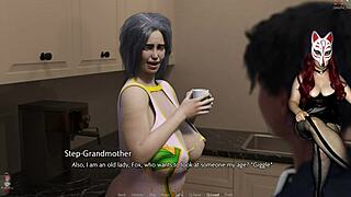 Golden Boy 17 Reveals Mature Pussy Under Skirt in Game