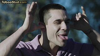 Damn! Hairy Stud Gets Barebacked in a Kinky Foot Fetish 3some!