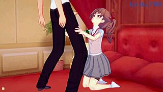 Mikoto Misaka, Kuroko Shirai, Kazari Uiharu, Toma Kamijo in Intense Hentai Sex