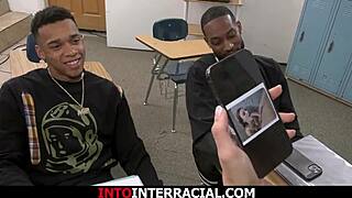 Busty teacher fucked by black students deepthroat