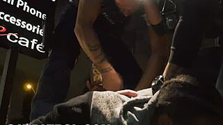 So, this purse thief got turned into ass meat by some corrupt, horny gay cops on patrol.