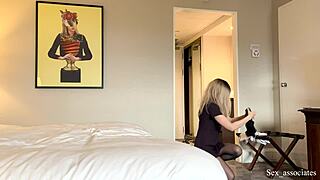 Shy Latina Maid Gets Screwed in British Hotel