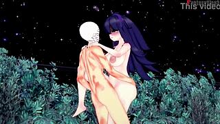 Hex Maniac Trainer Class Goes Wild with Public Sex in Pokemon Fantasy! Full FantasyKing3 Action.