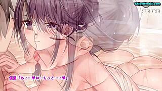 Love triangle unfolds in steamy anime hentai scenes