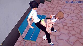 Mikoto Misaka, Kuroko Shirai, Kazari Uiharu, Toma Kamijo in Intense Hentai Sex