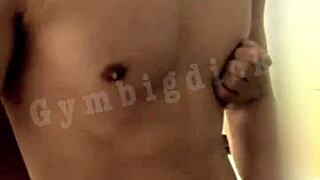 Gay Asian Couple Fucks Bareback in Doggy Style