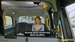 Yo, check this fake taxi ride! Petite redhead squirts on a huge German dick while flashing and banging hard outdoors.