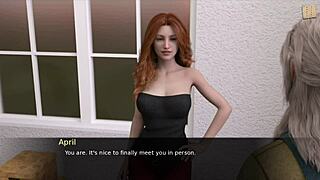 pine falls 39 features big tits in hentai game.