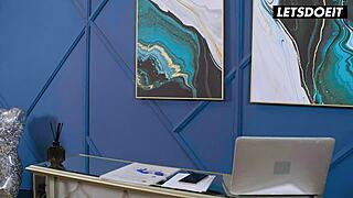 Yo, curly slut Romy Indy stuck under bed gets banged deep at Horny Hostel!