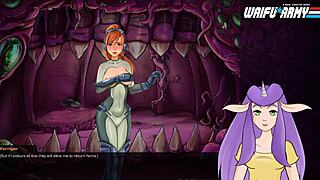 Starcraft II Slutcraft Redhead Strips for Sperm Heat