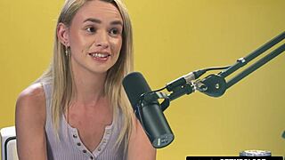 up close solo female masturbation with petite blonde khloe kingsley