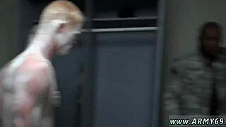 s naked in army hazing shower and fucking