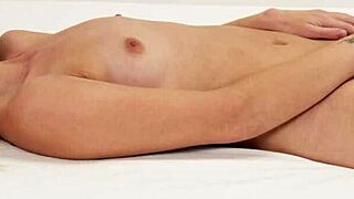 up close solo female masturbation with petite blonde khloe kingsley