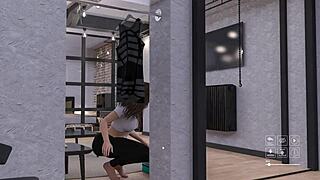 wife cheats with old man in 3d hentai cum on face