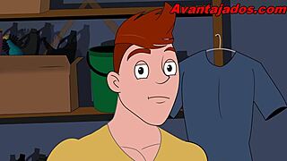 Gay College Boys Get Down with Dirty Action in Animation