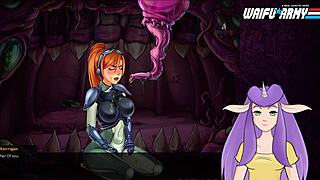 Starcraft II Slutcraft Redhead Strips for Sperm Heat