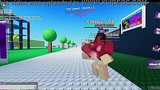 Cartoon Monster Action in Roblox Condo 1 Cumbat Fun