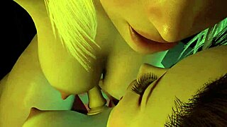 Lesbians Using Strapon Dildo for Intense Sex