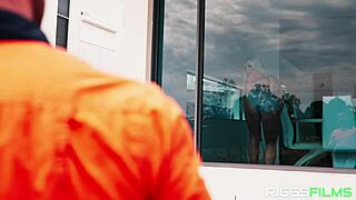 huge tits muscle barbie does anal and swallows cum 😍