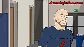 Gay College Boys Get Down with Dirty Action in Animation