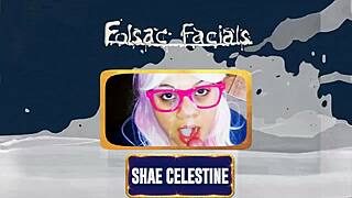 low grade blowjob earns her cum in face 😈