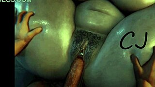 Alcina Dimitrescu from Resident Evil Screwed Hard by Black Stud with Creampie