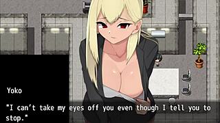 Nympho girl enjoys public thigh fun