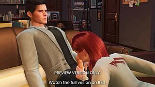 Intensely Fucking Your Godmother in 3D Hentai Preview with Naughty Anime Action