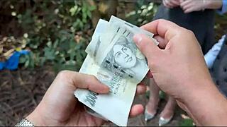 Hunt4K Little 18+ Redhead With Natural Tits Shows Skills In Public