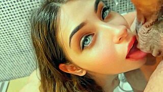 Stranger fucks me doggystyle, cums on face and pussy 😩