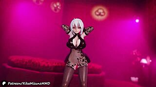 Sexy Yowane Haku MMD R-18 Dance Stuns Viewers