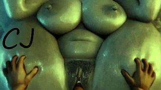 Alcina Dimitrescu from Resident Evil Screwed Hard by Black Stud with Creampie