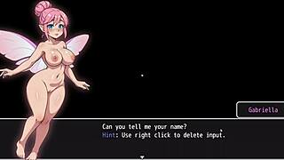 lost lagoon harem hentai game ep 1 cute naked fairy stuck in the prison key hole.