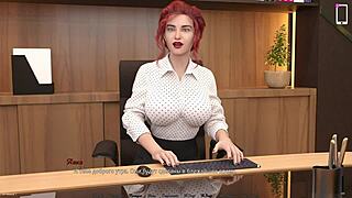 Nockout Master Part 8 shows muff diving and domination on desk.