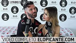 Veve valencia strips off her underwear in the spicy room for a passionate encounter