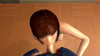 i get a blowjob from my cousin sister after school in the classroom