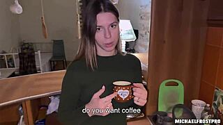 Friend's Wife Bends Over For Rough Quickie, Her Big Ass Needs Cum!