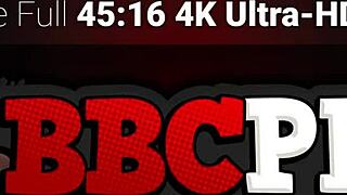 Vanessa Marie borrows a big black cock to ride in front of her man, getting a creampie while bent over