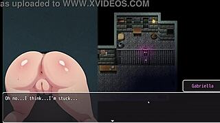 lost lagoon harem hentai game ep 1 cute naked fairy stuck in the prison key hole.