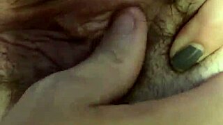 Helping her finger that tight pussy up close