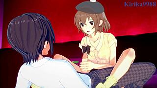 koume shirasaka and hinako kita having intense sex in idolmaster cinderella girls hentai