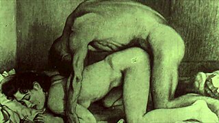 hey, take a look at these vintage erotic drawings, so cool