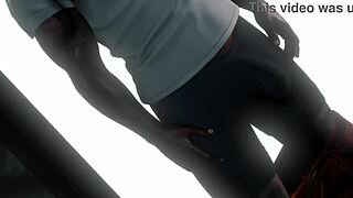 Public anime slut gets a deepthroat in Second Life