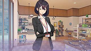 Summer Clover hentai ep 2: sexy boss offers quickie if horny