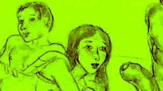 uhh, i can’t stop starin’ at this vintage erotic cartoon... so hot!