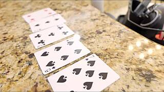 Strip Poker Turns Wild with Sexy Stepmom Coco Vandi Part 1