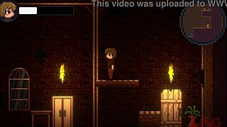 i'm playing drain mansion 2 anime hentai game