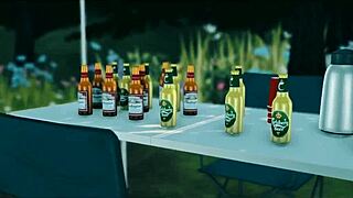 Step education turns into raw twink action at wedding