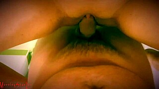 Bathroom Quickie on the Washing Machine with Tight Pussy Creampie!